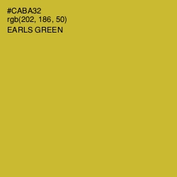 #CABA32 - Earls Green Color Image